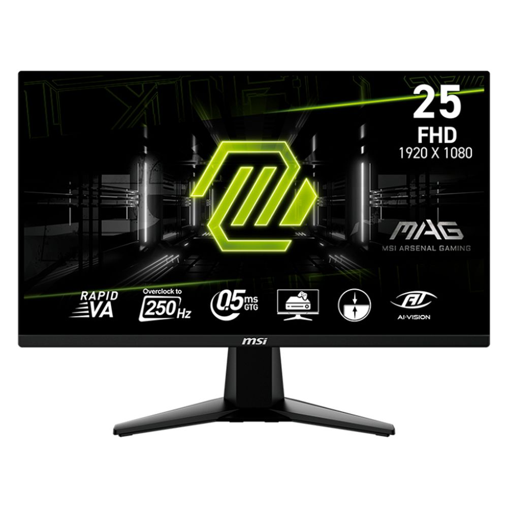 Monitor MSI MAG 255XFV 24.5' RAPID VA 0.5MS 250HZ GAMING