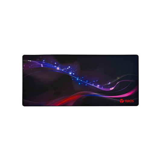 PAD MOUSE TEROS TE-3012G MULTICOLOR 90CM x 40CM NEGRO