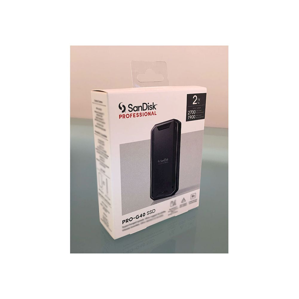 Disco Externo Ssd Sandisk PRO-G40 2tb Thunderbolt 3 2700Mb/s