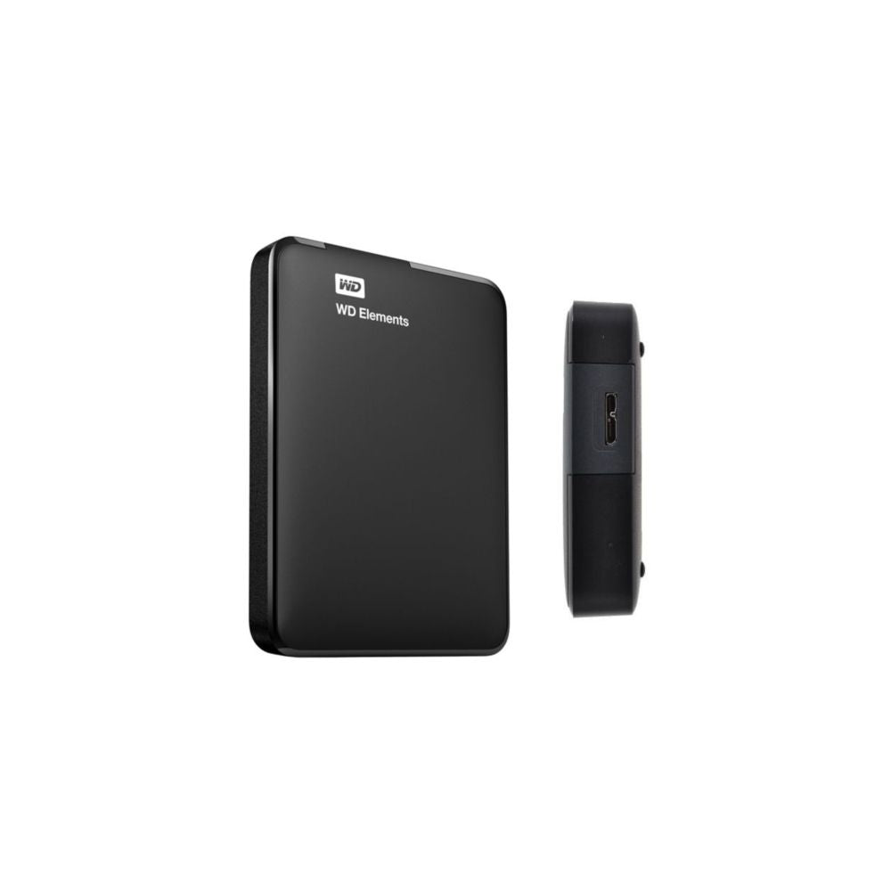 Disco duro externo HDD Western Digital Elements Portable 1TB (WDBUZG0010BBK-EESN)