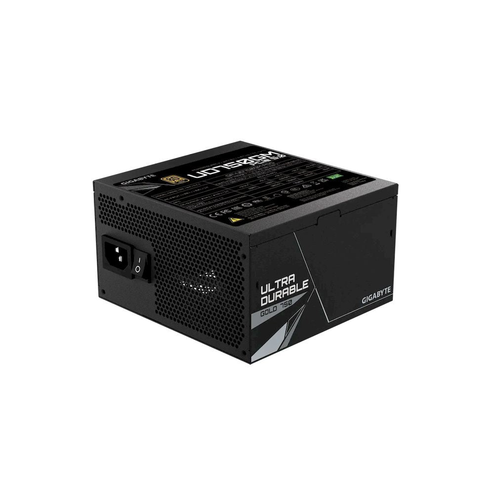Fuente GIGABYTE GP-UD750GM PG5 ATX 750W MODULAR FULL 12-6 A FAN PG5 240V 50/60HZ 80 PLUS GOLD GAMER
