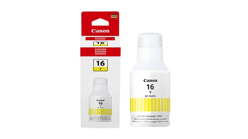 Tinta IMPRESORA Canon GI-16 AMARILLO YELLOW GX6010 GX7010