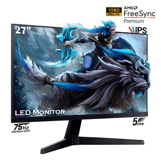 Monitor GAMER Samsung LF27T350FHLXPE 27' IPS 75HZ 5MS FreeSync FHD