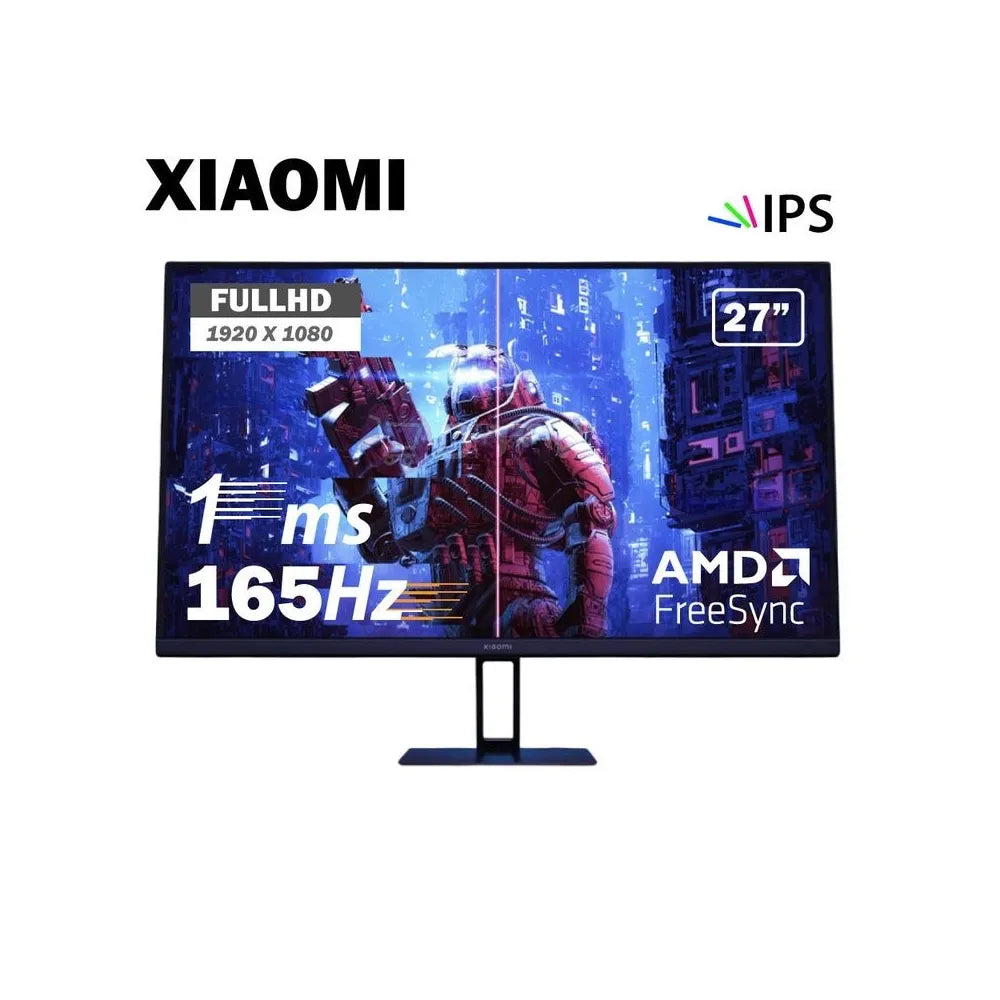 MONITOR XIAOMI G27i 27' 165HZ 1Ms FreeSync PREMIUN sRGB 99% HDR10 DISPLAYPORT HDMI 2.0
