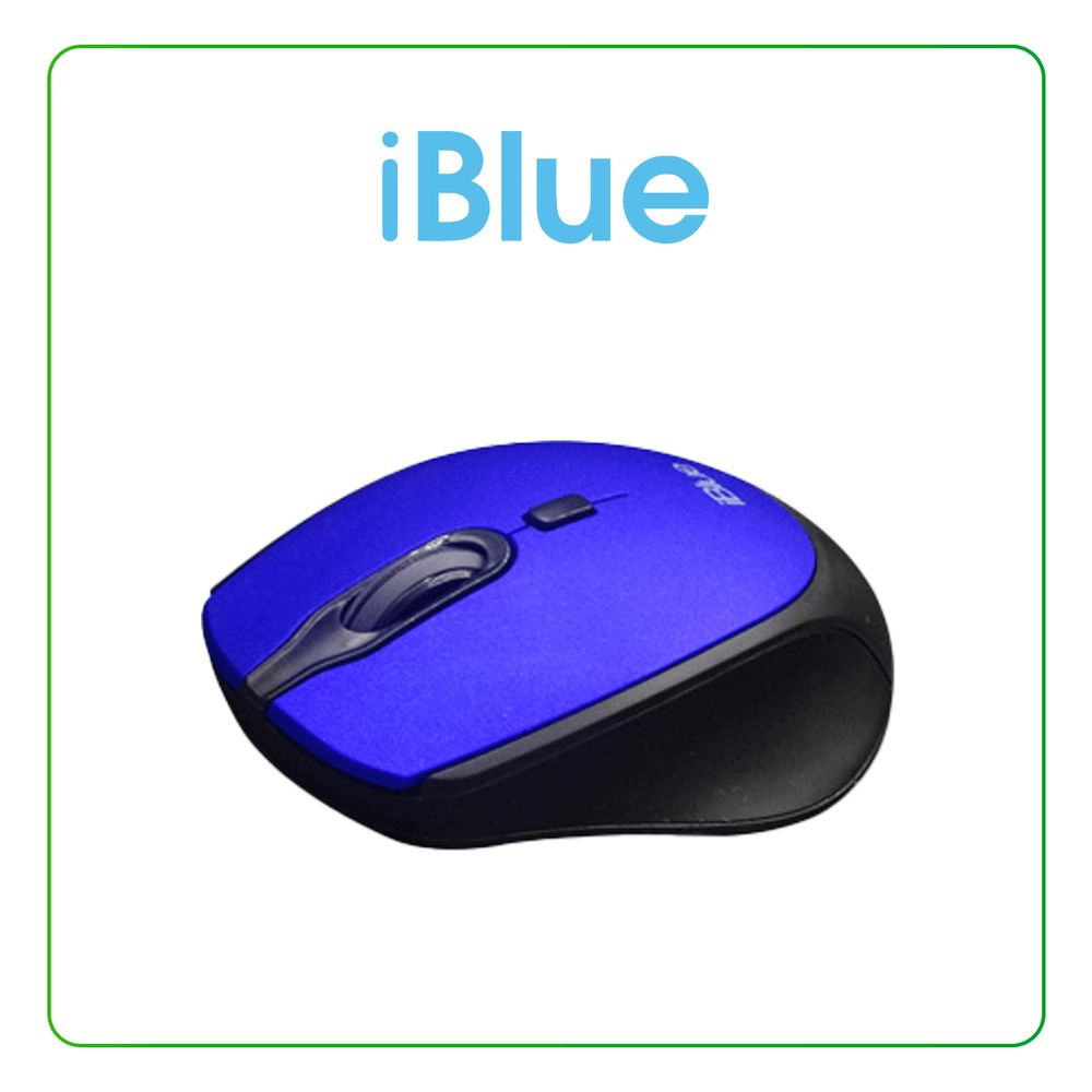 MOUSE IBLUE XMK-326 AZUL INALAMBRICO 3BTN MICRO USB 1.6K DPI