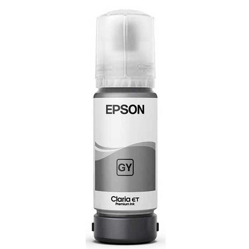 Botella tinta EPSON T555 GRIS L8160 L8180 ORIGINAL 70ML