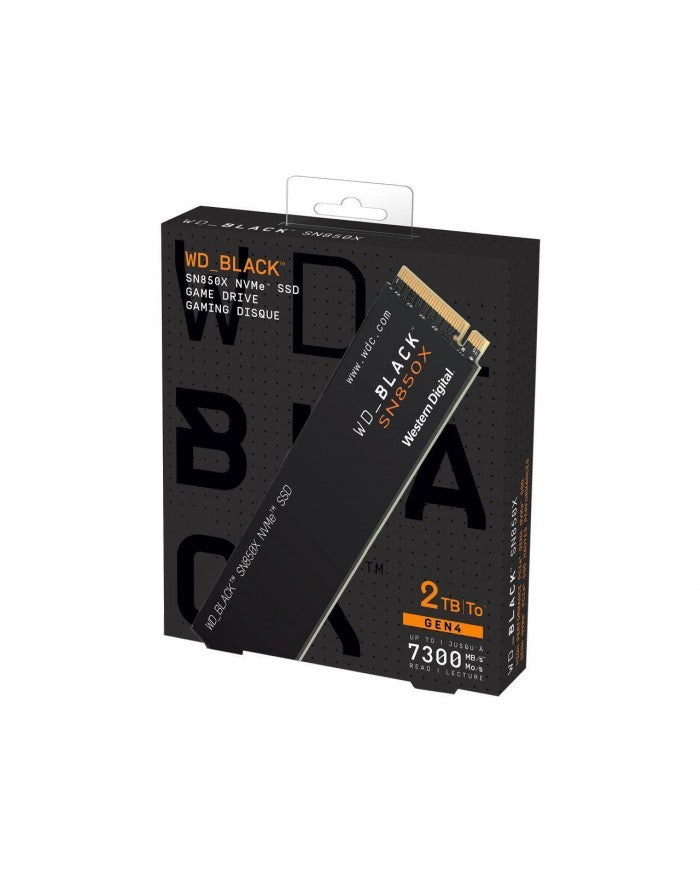 DISCO GAMER SSD M.2 WESTERN DIGITAL 2TB NEGRO SN850X NVME PCI-E GEN 4 7300mb/s