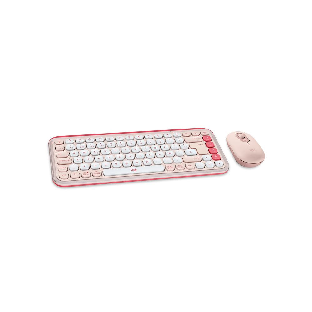 TECLADO LOGITECH + MOUSE POP ICON BLUETOOTH WIRELESS COPILOT LILA