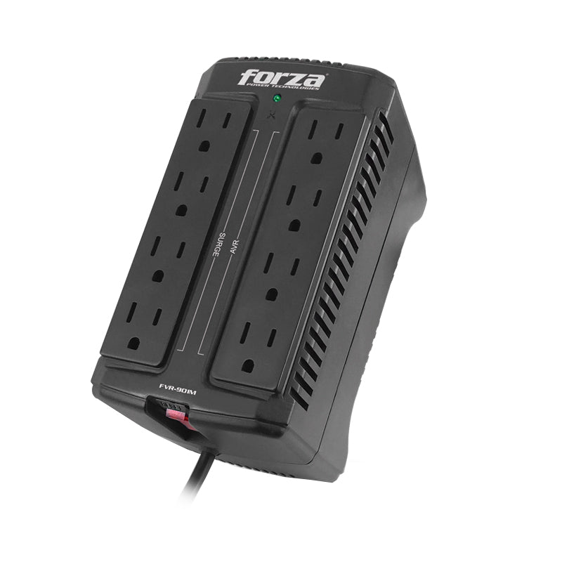 Regulador automático de voltaje ESTABILIZADOR 900VA/450W, 8 NEMAS, PROTECCION NIVEL 4