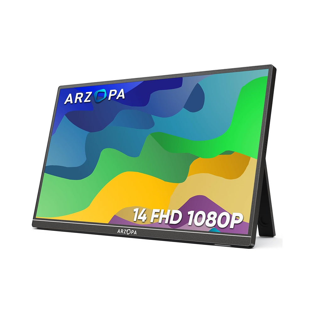 MONITOR ARZOPA 14" IPS 1080P Full HD ideal oficina viajes ULTRALIGERO