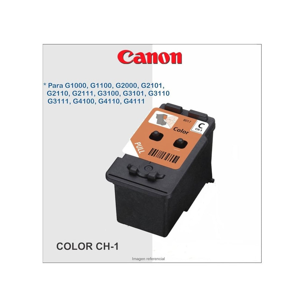 CARTUCHO CANON CH-1 COLOR CABEZAL CANON CH-1 TRICOLOR G1100 G1110 G2100 G2101 G2110 G2111 G3100 G3101 G3110 G3111 G4100 G4102 G4110 G4111