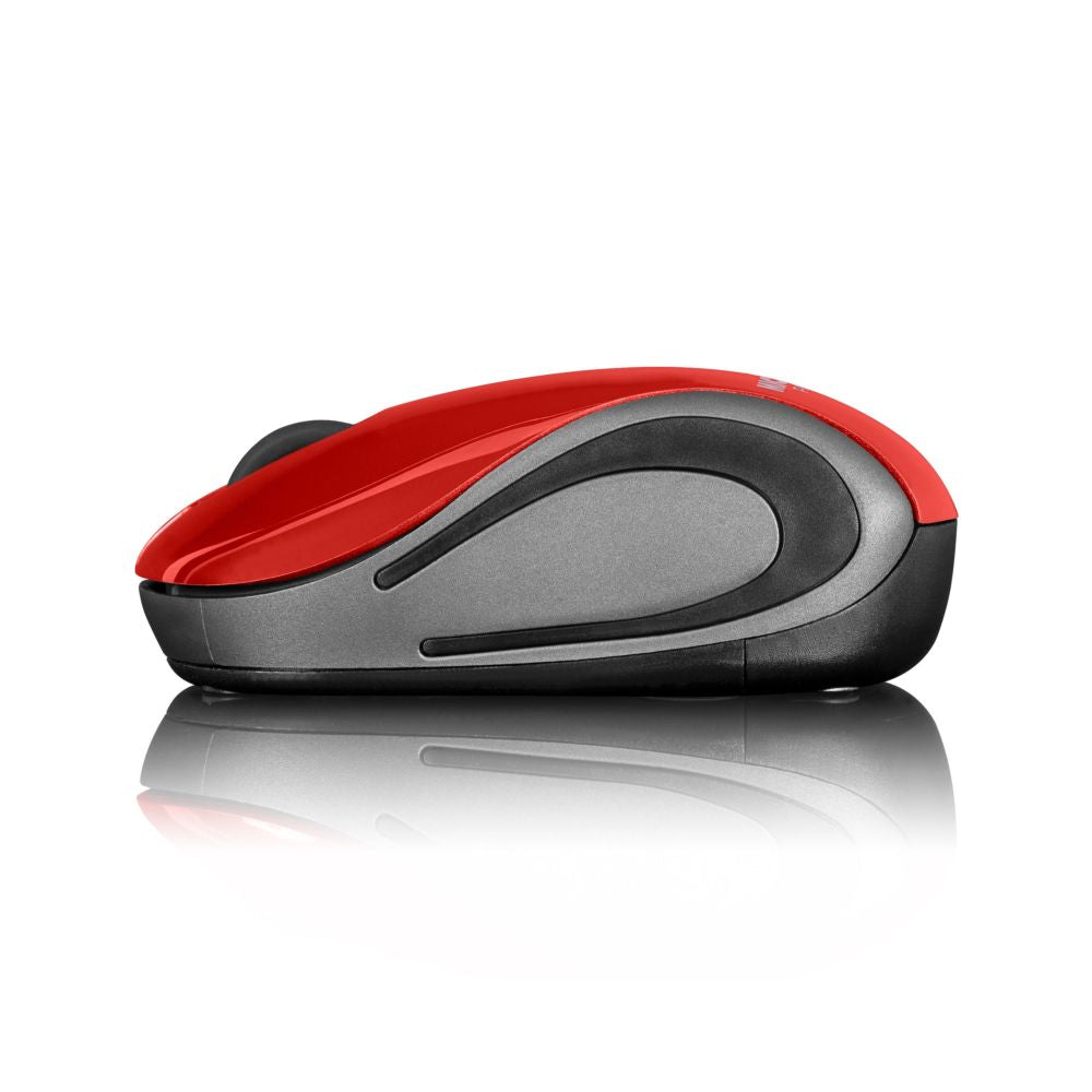 MOUSE INALAMBRICO MICRONICS PAIXAO - MIC M210RR ROJO