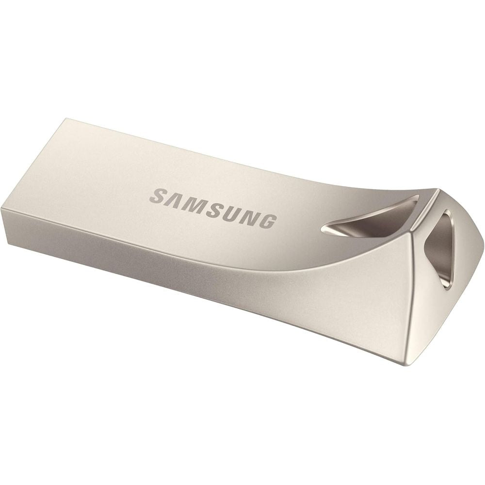 USB SAMSUNG 3.2 GEN1 512GB HASTA 400 mb/s BAR PLUS PLATEADO FINO (PN MUF-512BE3/AM)