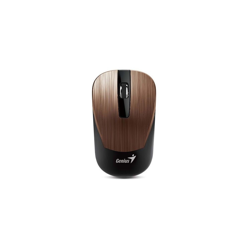 Mouse Inalambrico GENIUS NX-7015 MARRON CON NEGRO