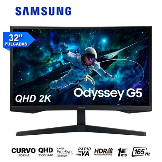 Monitor GAMER Curvo Samsung LS32CG552ELXPE 32' VA 1MS FreeSync