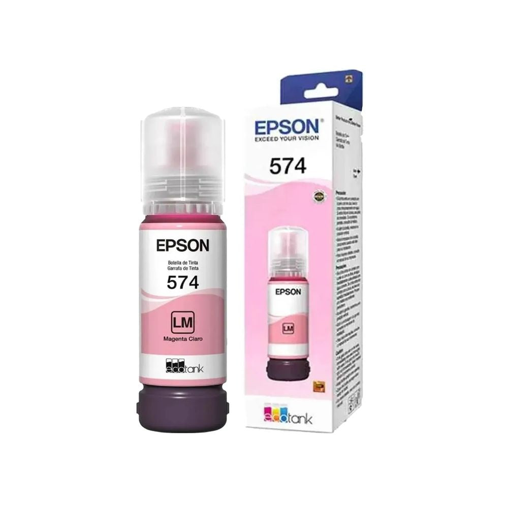 Botella Tinta Epson MAGENTA CLARO 574 T574 T5746 T574620 PARA L8050 L18050
