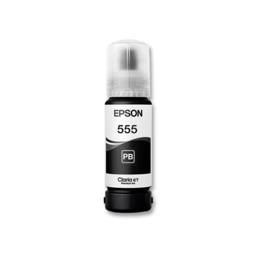 Tinta EPSON T555 NEGRO L L8160 L8180 ORIGINAL T555120-AL