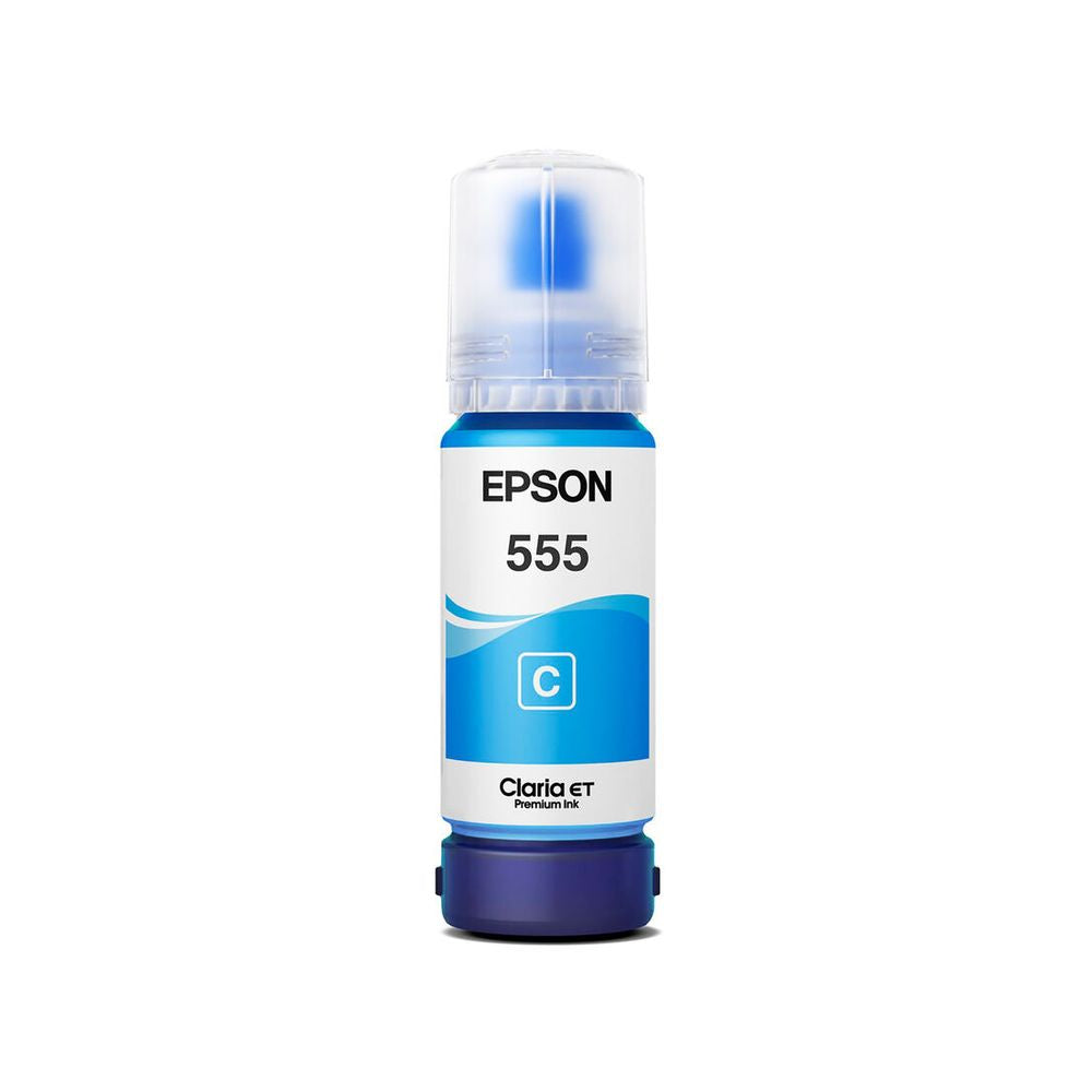 Tinta EPSON T555 CIAN AZUL L8160 L8180 ORIGINAL T555220-AL