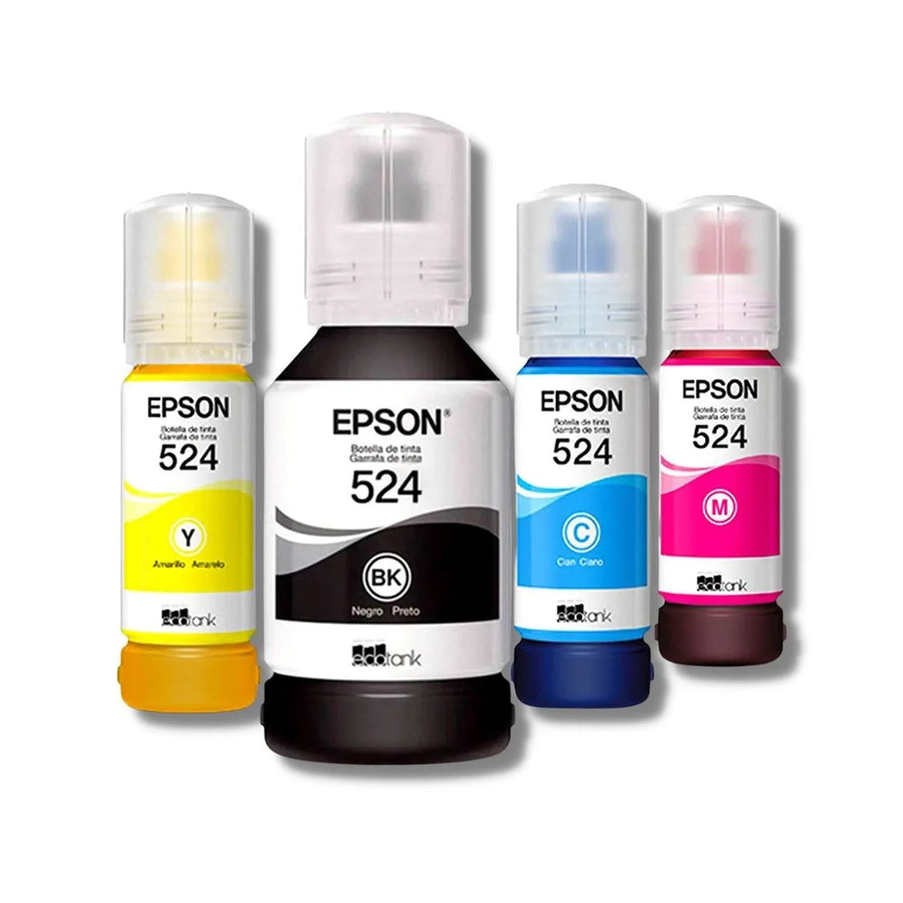 Botella tinta EPSON T524 524 kit x 4 100% Original EPSON L15150 L15160 L6580