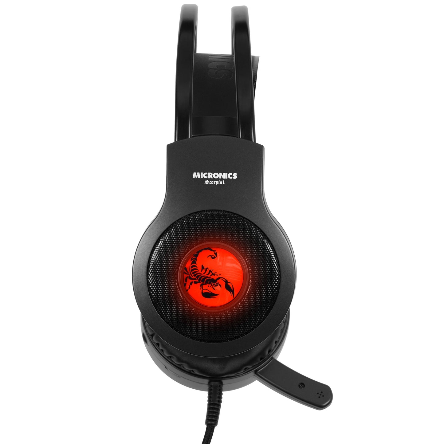 AUDIFONOS GAMING MICRONICS SCORPIO 1 - MIC HG814+P4 USB JACK 3.5