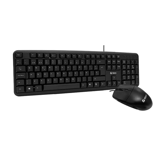 COMBO Teclado + Mouse cable TE4062N USB
