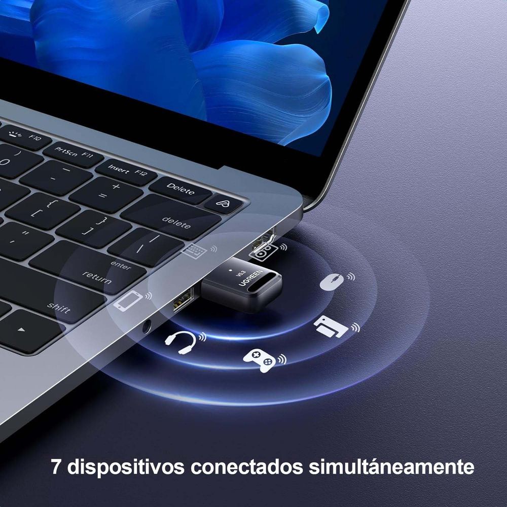 ADAPTADOR BLUETOOTH 5.3 UGREEN NANO USB HASTA 20 METROS - CM591 (PN 90225)