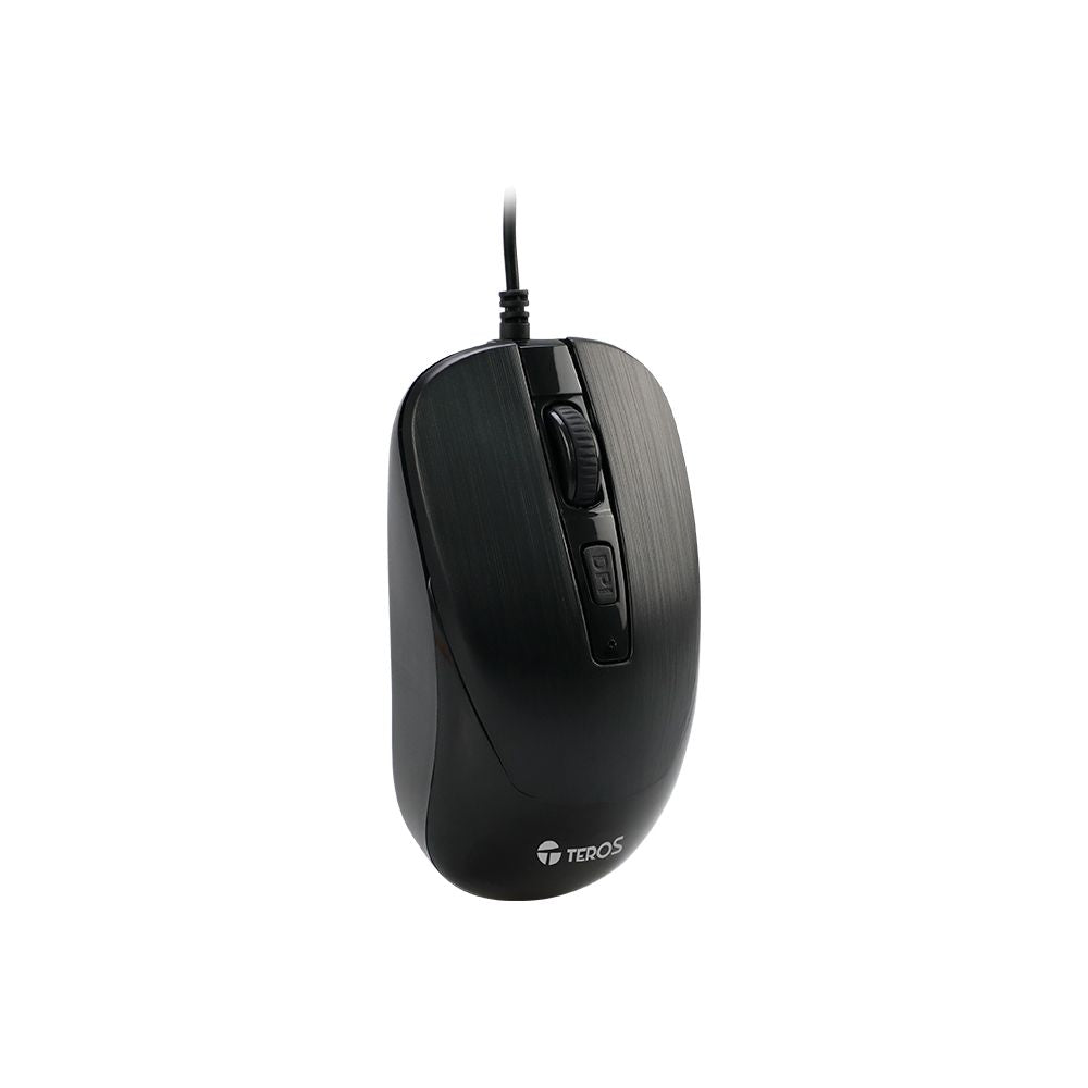 MOUSE OPTICO TEROS USB TE-5076N 4 BOTONES