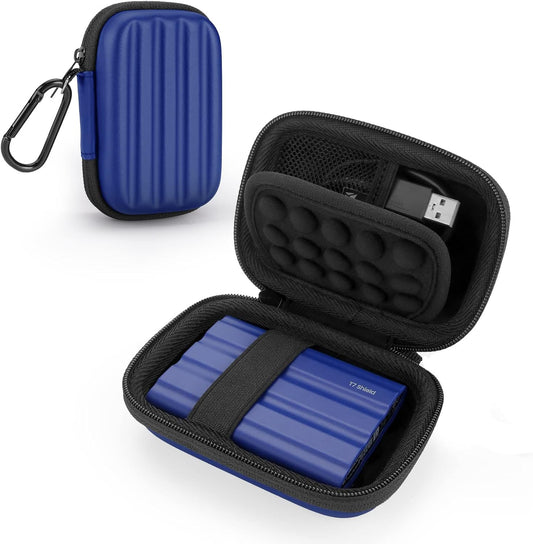 FUNDA YINKE AZUL PARA DISCO DURO T7, T7 SHIELD, TOUCH PORTATIL AZUL