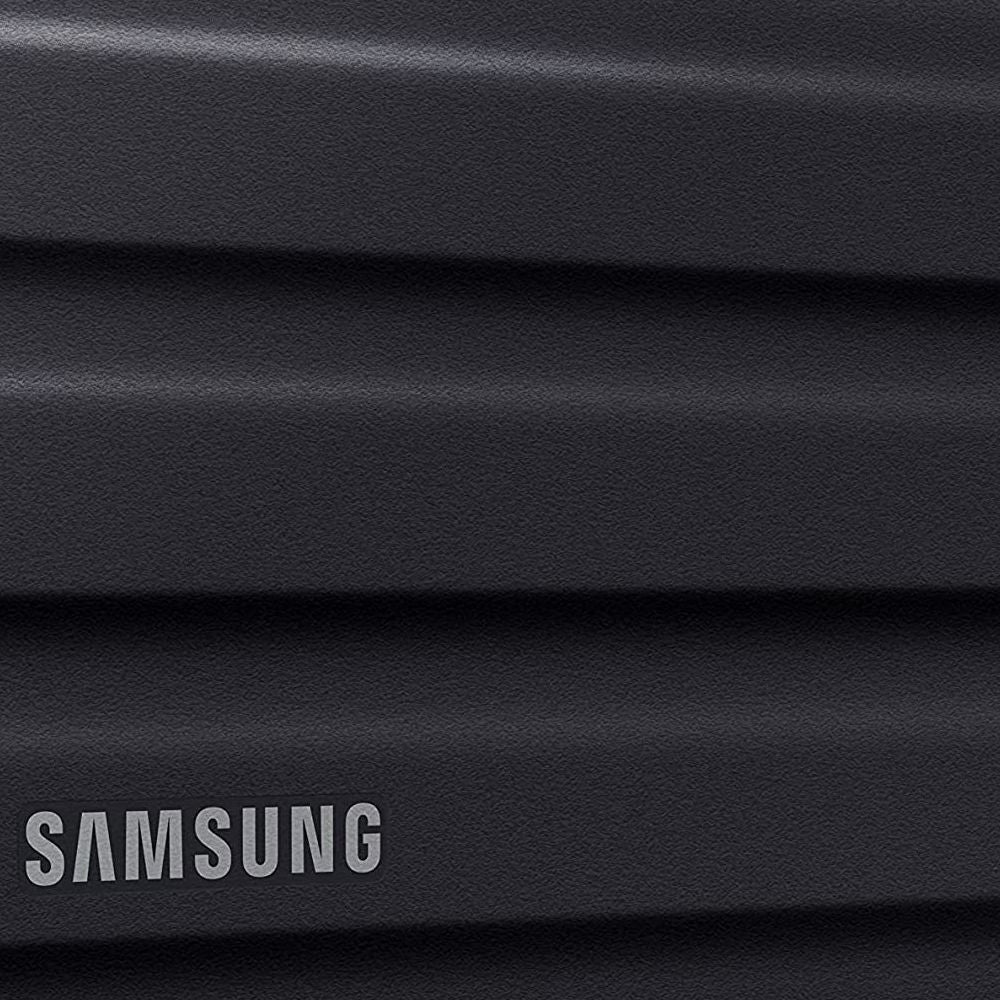 Disco externo SSD SAMSUNG T7 SHIELD 1TB USB C IP65 RESISTE AGUA CAIDAS BLACK