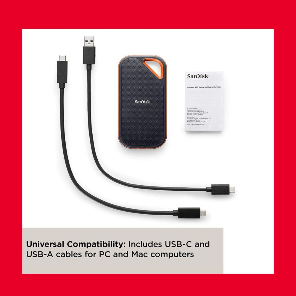Disco Externo Ssd Portable Sandisk E81 Extreme PRO 4tb 2000Mb/s