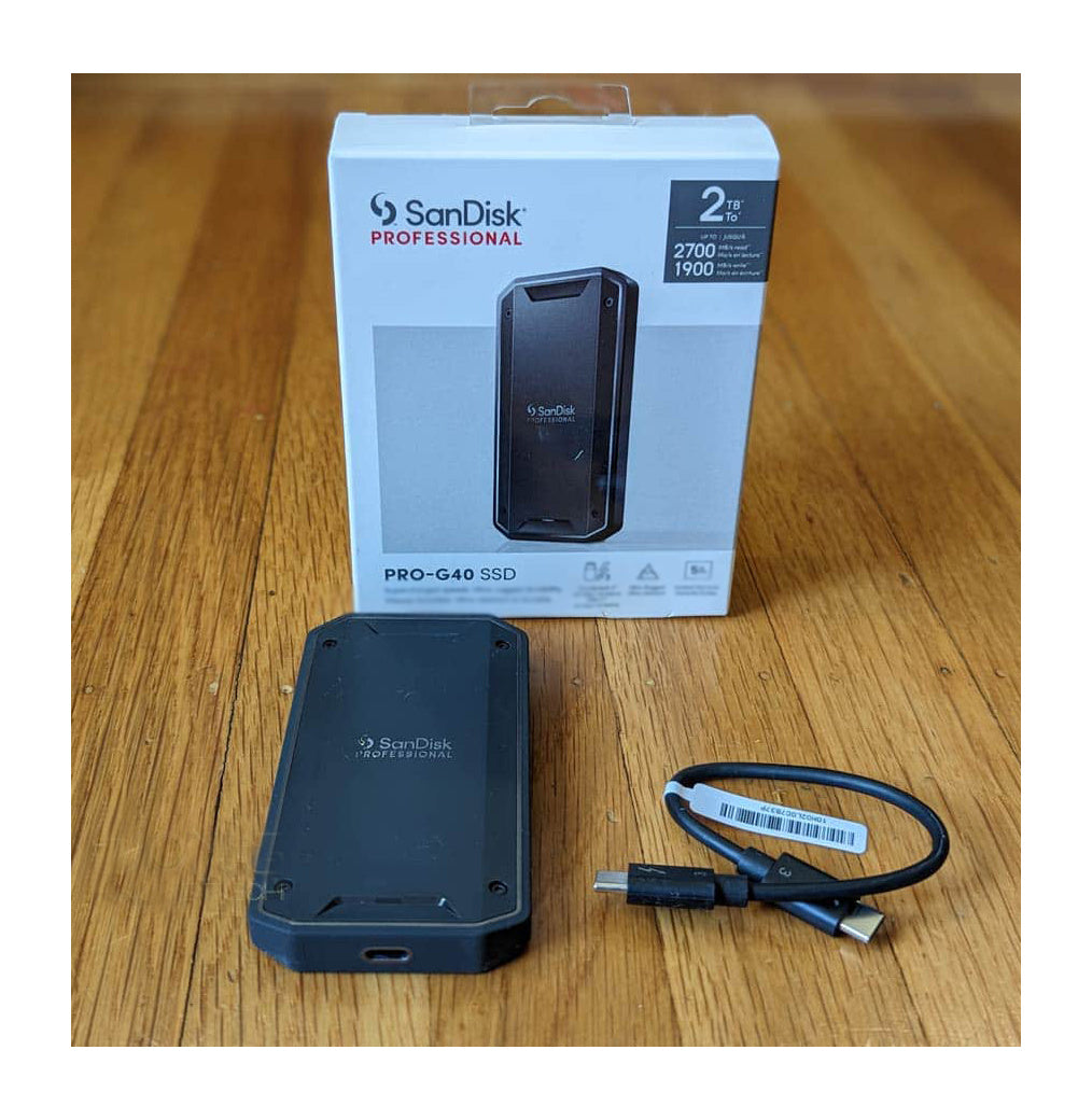 Disco Externo Ssd Sandisk PRO-G40 2tb Thunderbolt 3 2700Mb/s