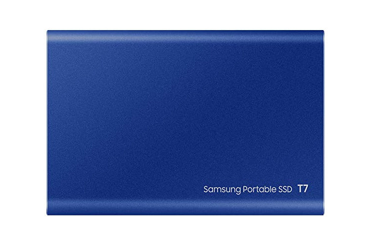Disco duro SSD externo SAMSUNG T7 2TB 3.2 TIPO C 1050MB/S AZUL