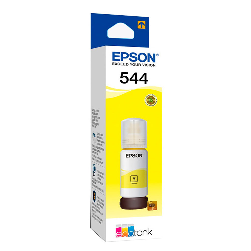 Botella tinta EPSON T544 T544120 544 AMARILLA 100% Original