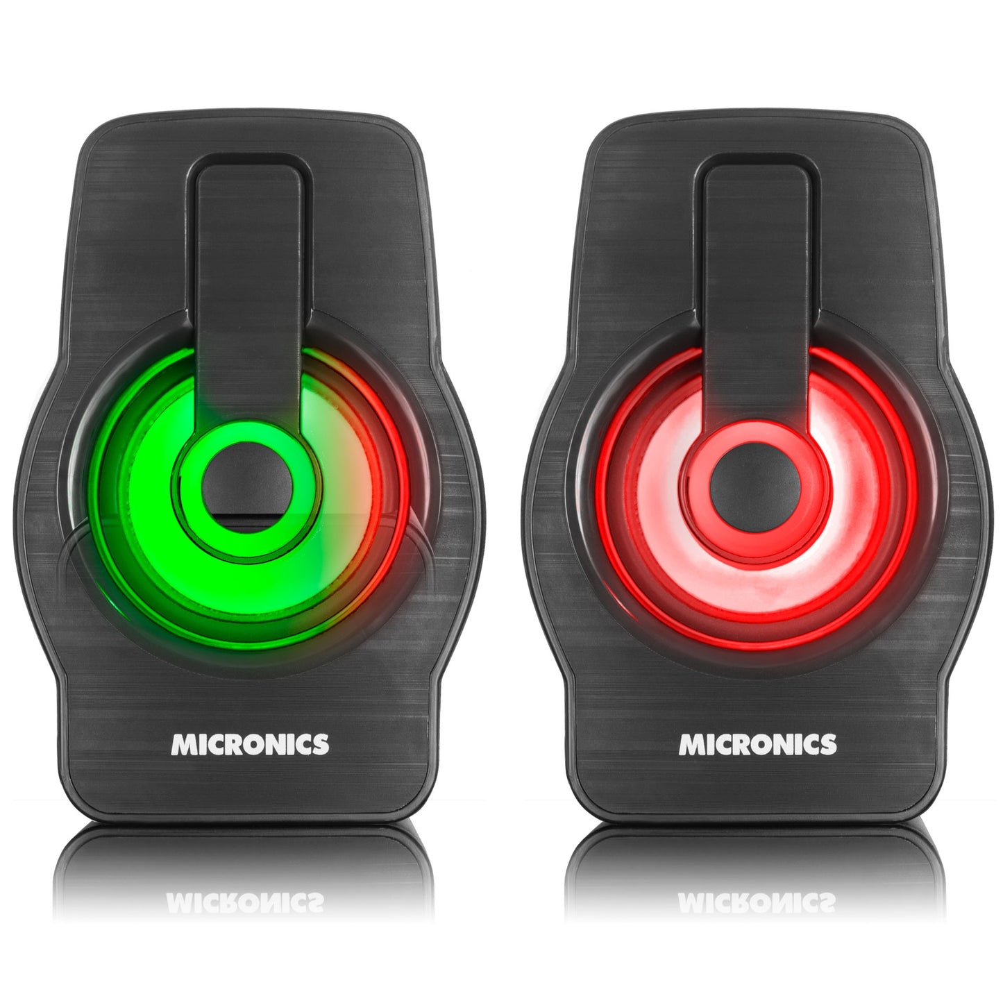 PARLANTE GAMING MICRONICS NEON PLUS S327+ Led RGB USB