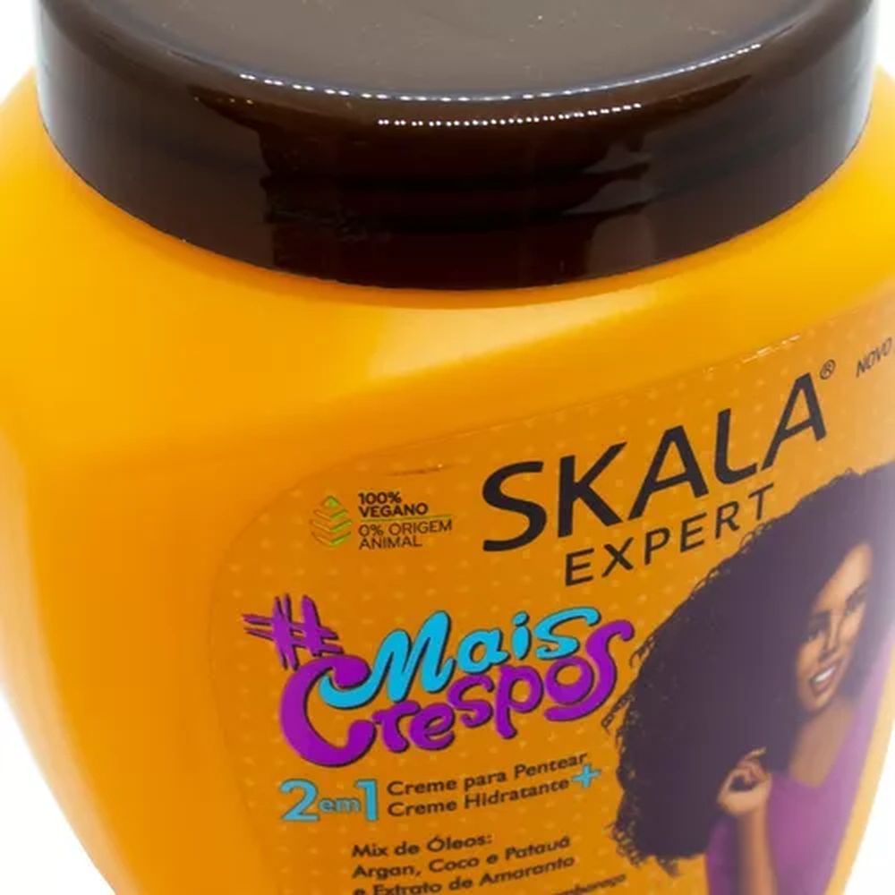 Crema De Tratamiento Skala Mas Crespos 1000 Ml Vegana
