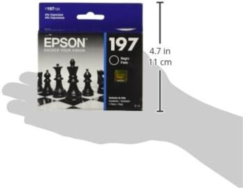 CARTUCHO EPSON 197 NEGRO EPSON PARA XP-20 XP-101 XP-201 XP-211 XP-214 XP-401 XP-411 - T197120
