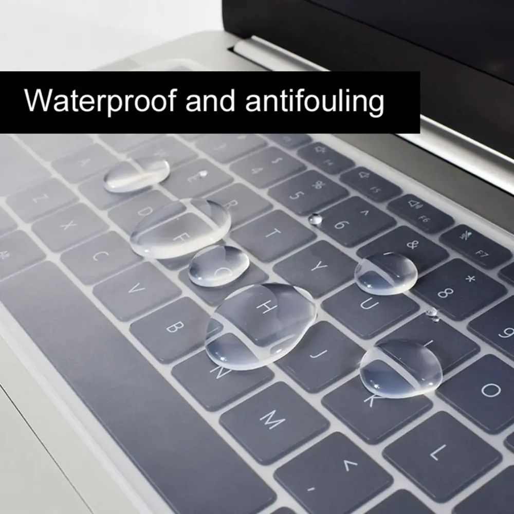 Protector de Teclado para Laptop 15.6" y 14" – Antipolvo, Lavable y Resistente