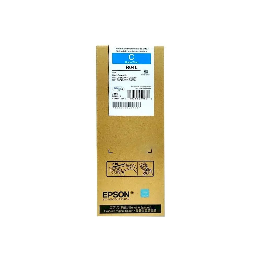 BOLSA DE TINTA CYAN EPSON T941220 WF-C5210 WF-C5290 WF-C5710 WF-C5790 (R04L)