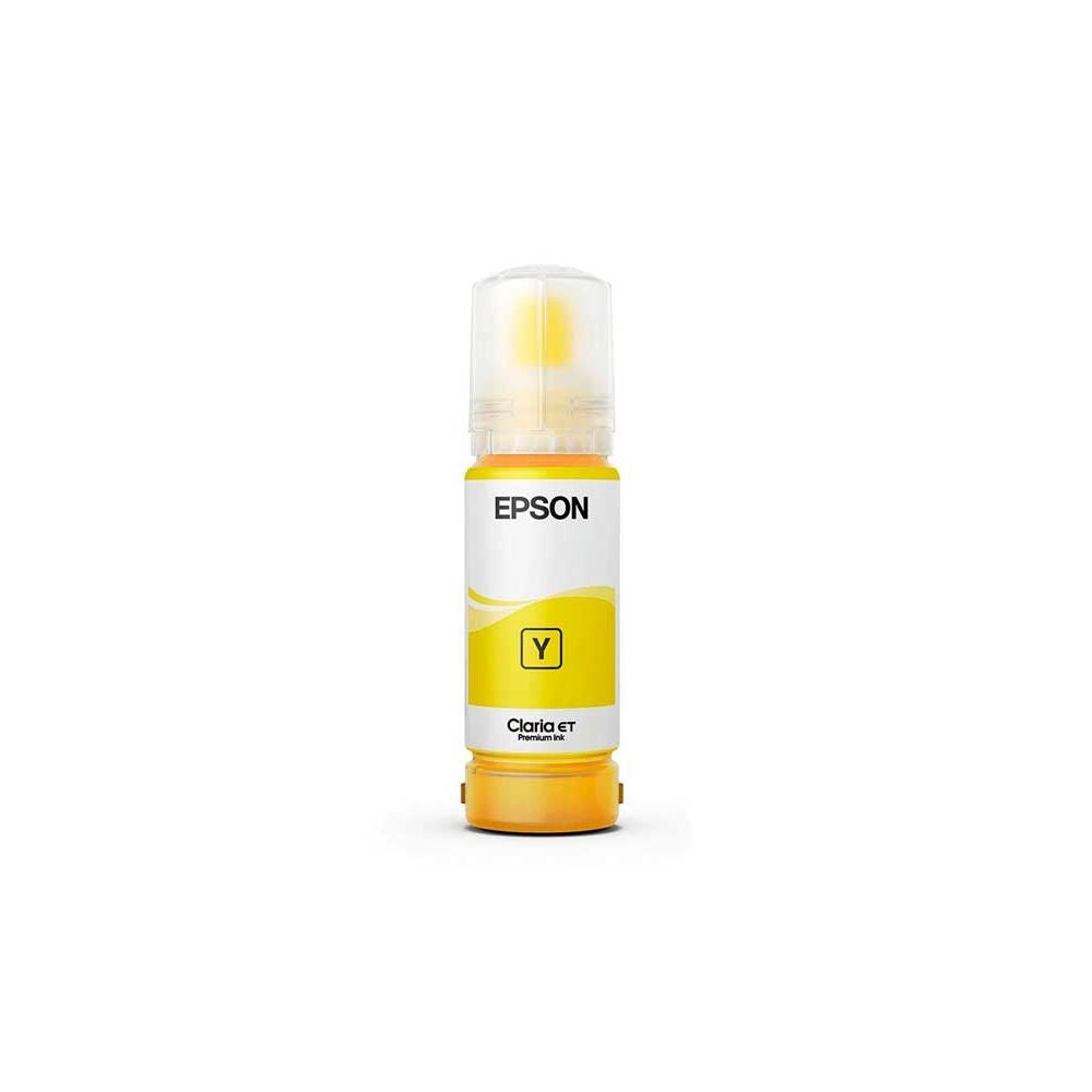 Botella tinta EPSON T555 AMARILLO L8160 L8180 ORIGINAL T555420-AL