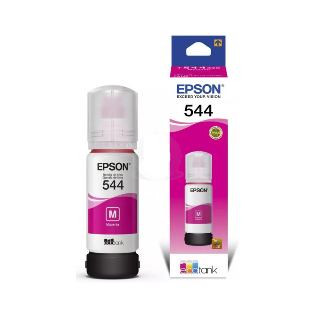 Botella tinta EPSON T544 T544120 544 ROJA serie L Original