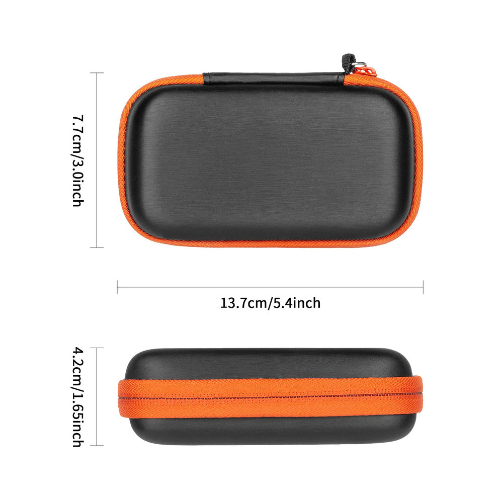 FUNDA PARA DISCO SANDISK EXTREME NEGRO CON ANARANJADO