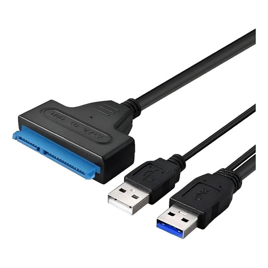 Cable Sata A Usb 3.0 Adaptador Para Disco Duro 2.5 4tb Color Negro