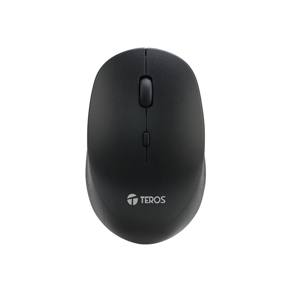 MOUSE NEGRO INALAMBRICO TEROS TE-5074N 4 BOTONES 1600 DPI 2.4GHz