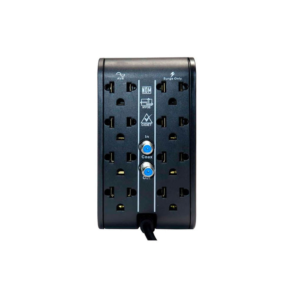 REGULADOR DE VOLTAJE CDP R2C-AVR1008I 500W 1000VA 8 TOMAS