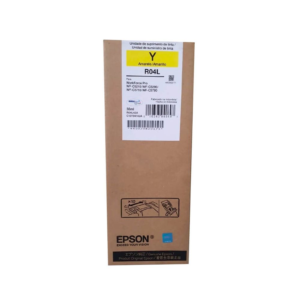 BOLSA DE TINTA AMARILLA EPSON T941420 WF-C5210 WF-C5290 WF-C5710 WF-C5790 (R04L)