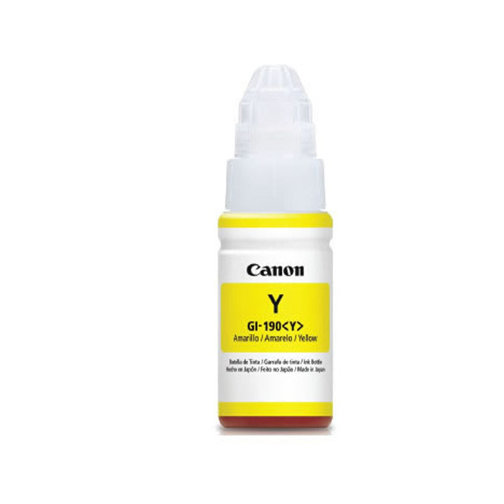 Tinta Canon 190 AMARILLO GI-190 GI190 GI-190Y YELLOW 70ml