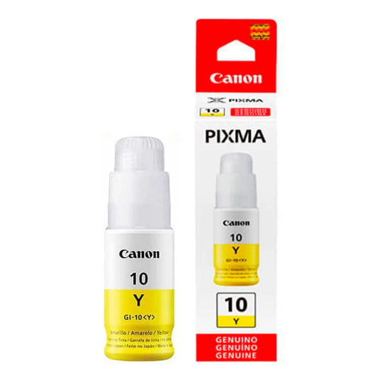 Botella de Tinta CANON GI-10 Amarillo YELLOW G5010 G6010 G7010
