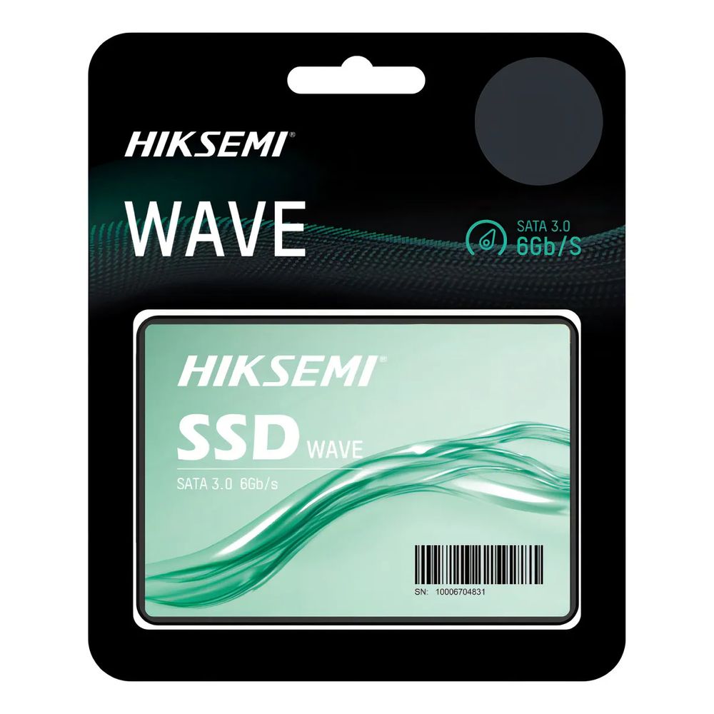Unidad de estado solido SSD SATA HIKSEMI WAVE 512GB 2.5' LECTURA 530MBS, ESCRITURA 450MBS