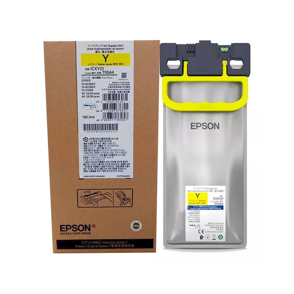 Cartucho Epson T05A AMARILLO WF-C878R / C879R 20000 PAGINAS BOLSA TINTA T05A400