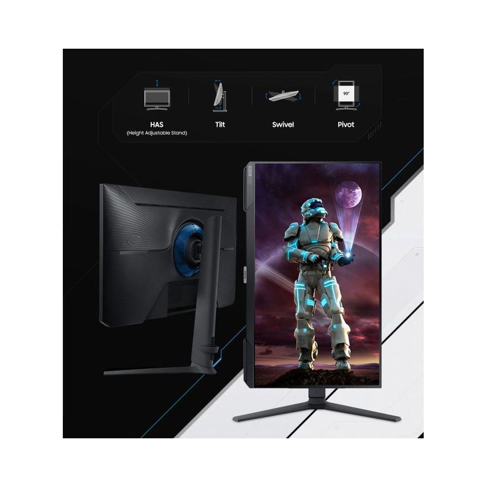 MONITOR GAMER SAMSUNG LS27BG402ENXGO 27' 240HZ 1Ms GSYNC FreeSync PREMIUN alta frecuencia de actualización Odyssey G4
